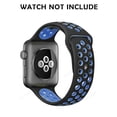 thumbnail image 2 of Compatible con Apple Watch Band 38-40 mm / 42 mm-44 mm, correa de muñeca de repuesto deportiva de silicona transpirable Compatible con iWatch Series 5/4/3/2/1 Xemadio 2033261-25, 2 of 9