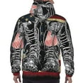 thumbnail image 7 of Xecao Veterans Day1 Pattern Men's Adult Pullover Hoodie,Hooded Sweatshirt-4X-Large, 7 of 7