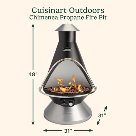 Cuisinart Chimenea Style Propane Fire Pit (29″) Sansujyuku sansujyuku.com