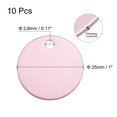 thumbnail image 2 of Uxcell Metal Round Stamping Blank DIY Label Aluminum Tags for Craft, Pendant Decoration Pink, 2 of 6