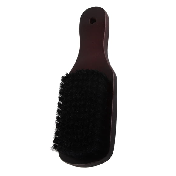 Cepillo para barba con mango de madera y buena elasticidad para hombres, ideal para peinar el bigote.