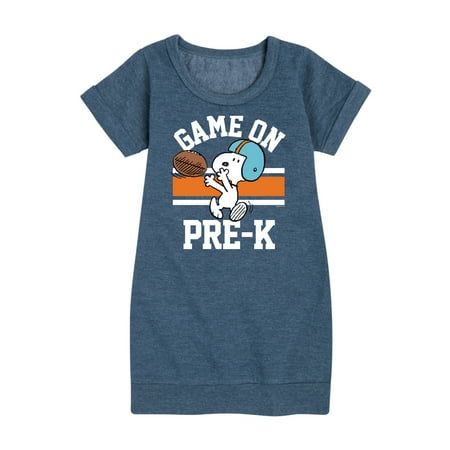 

Peanuts - Game On Pre-K - Toddler And Youth Girls Fleece Dress