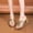 #8Gold, variant on Women's Chunky Heel Glitter Rhinestone Sandals Jeweled Sandals Summer Stylish Sandals Mules Sandals