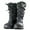 Black 3, variant on Womens Mid-Calf Warm Snow Boots Water Resistant Outdoor Non-Slip Winter Shoes