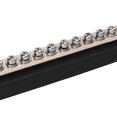 thumbnail image 4 of 12 Post Power Distribution Block Bus Bar Set 2xM6 Post 12xM4 Screw Battery Terminal Box for Cars RVs Ships Yachts Black, 4 of 5
