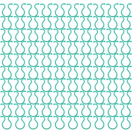 

Denbek Hot Clearance! Rattan Clip Plant Fixing Plastic 8-Shaped Hoist Clamp 100Pcs 100Xplastic 8-Shaped Gourd Clips for Fixing Plants