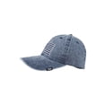 thumbnail image 1 of Top Headwear USA Washed Pigment Dyed Twill Cap - Navy, 1 of 2