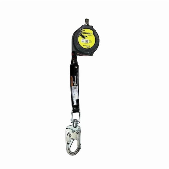Miller TurboLite(TM)  Personal Fall Limiter, 9 ft. Length, Carabiner, Steel, 1 Leg(s)