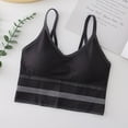 thumbnail image 3 of Odeerbi Sports Bras for Women 2024 Ruched Bras Padded Workout Tops Medium Support Crop Tops Gray, 3 of 3