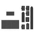 thumbnail image 1 of Cubiertas de red para consola de juegos tapones de máquina de juego a prueba de polvo protectores de silicona Kit de repuesto para Xbox Series X 10 unids/set sidaley EL004862-00B, 1 of 2