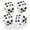 20" (Pack of 4), variant on 13" Jumbo Inflatable Dice - White and Black Giant Dice for Indoor and Outdoor Broad Game, Ludo and Pool Party (Pack of 2)