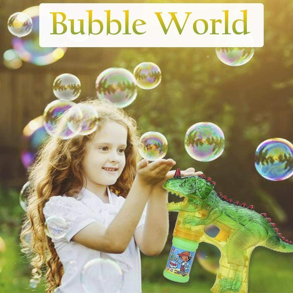  Bubble Gun Bubble Machine Dinosaur Bubble Blower Toy for Kids  and Toddlers Bubble in Bubble Gun Party Favors Birthday for 3 4 5 6 7 8 9  Years Old Boys and Girls : IFLOVE: Toys & Games