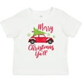 thumbnail image 3 of Inktastic Merry Christmas Ya'll with Red Car and Tree Boys or Girls Toddler T-Shirt, 3 of 5