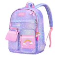 thumbnail image 1 of Unicorn school bag for kids large rainbow capacity primary school backpack bag for girls children casual daypack for teenage girl, 1 of 5
