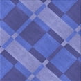 thumbnail image 1 of Ahgly Company Machine Washable Indoor Square Transitional Sky Blue Area Rugs, 4' Square, 1 of 7