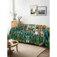 thumbnail image 3 of Butterflies Flowers Couch Cover for Dogs, Vintage Watercolor Animal Floral Plant Washable Sofa Covers Slipcover for Pets Dogs Futon Cover, Couch Recliner Covers, Oversized Chair Slipcover 71"x91", 3 of 9