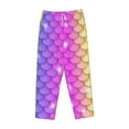 thumbnail image 4 of Bingfone Pajamas For Women,Rainbow Scales2 Pajama Pants With Pockets-Small, 4 of 9