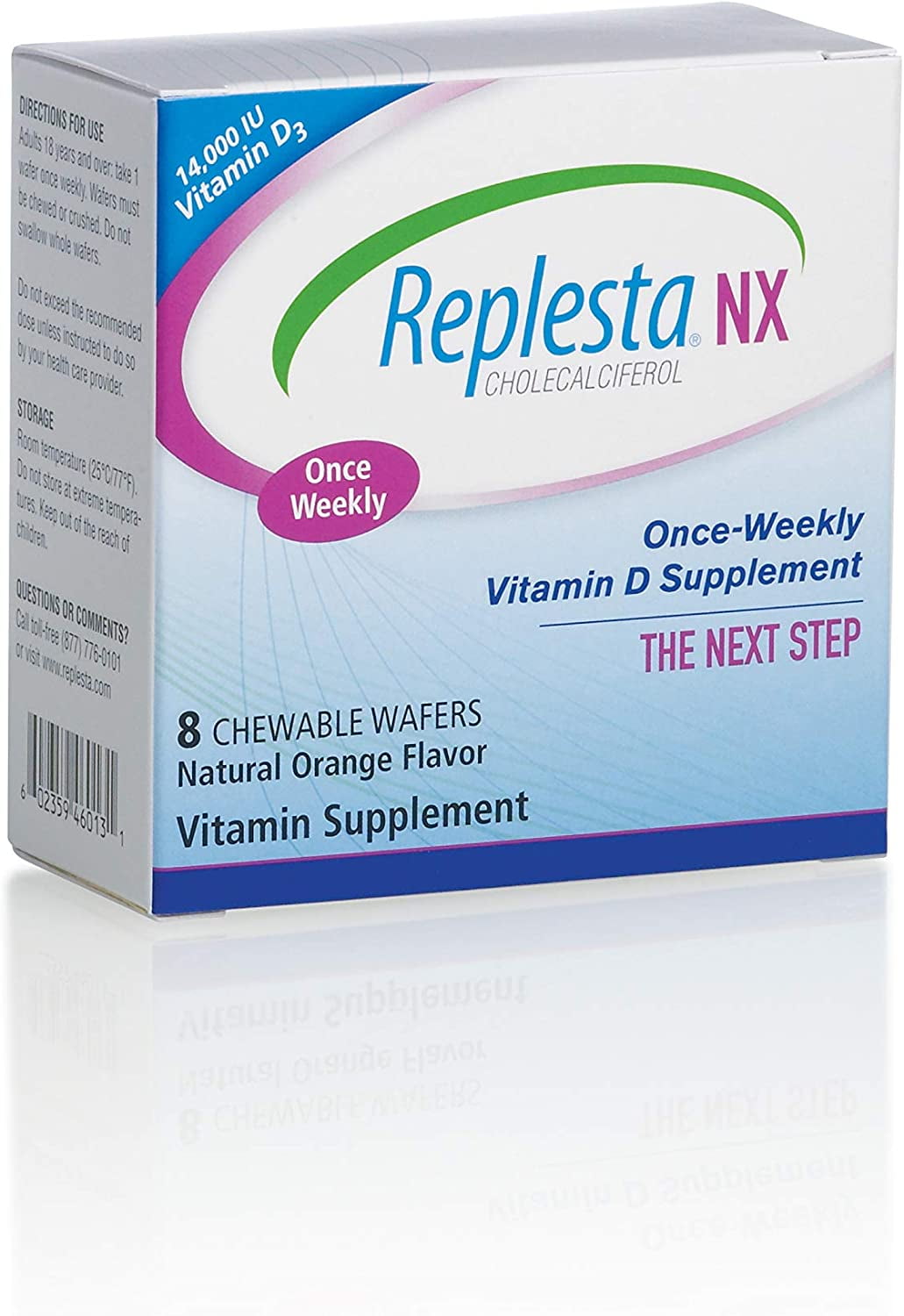 Replesta NX 14,000 IU Vitamin D3 Cholecalciferol, for Vitamin D