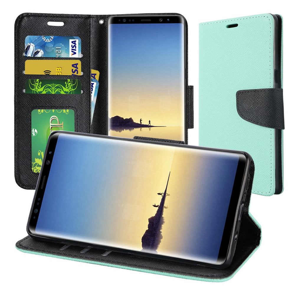 Samsung Galaxy Note 8 Case, Premium Stylish Wallet Flip Pouch Stand