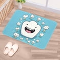thumbnail image 5 of Tooth Polyester Non-Slip Machine Washable Chair Rugs Office Mat Area Rugs Bath Rug, 5 of 6
