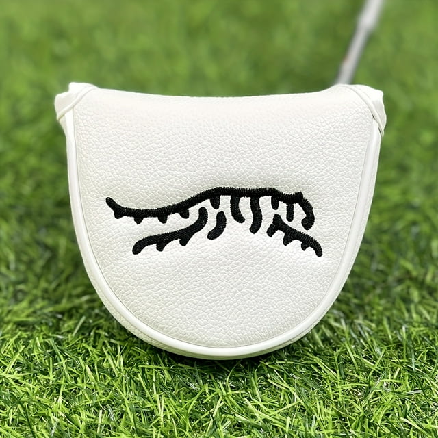 Housse de Protection pour Golf, Canne à Pêche de Golf, Accessoires de Golf, Matériaux Anti-Poussière et Durables, Vous Offrant la Meilleure Protection Blanc