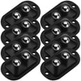 thumbnail image 2 of 8 Pcs Roulettes Mini Pivotantes Roulettes Rotatives Roues Adhésives pour Poubelle, 2 of 8