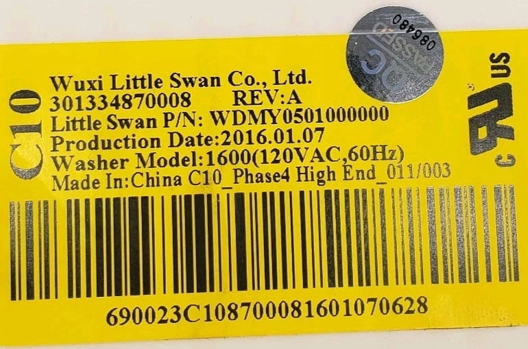 Pre-Owned OEM Replacement for GE Washer Control Board 301334870008