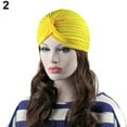 thumbnail image 4 of Flmtop Mode Femmes Style Indien Turban Plissé Extensible Chapeau Bandeau, 4 of 7