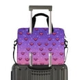 thumbnail image 2 of FORMRS 16" Laptop Bag Carrying Sleeve Case with Handle Travel Shoulder Briefcase, Pixel Love, 2 of 8