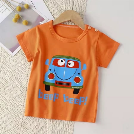 

Hunpta Children Kids Toddler Infant Baby Boys Girls Cute Cartoon Animals Short Sleeve Blouse Top T Shirt Outfits Clothes