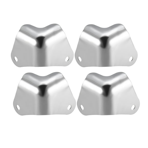Unique Bargains Metal Box Corner Protectors Edge Guard Protector 28 x 28 x 24mm 4Pcs