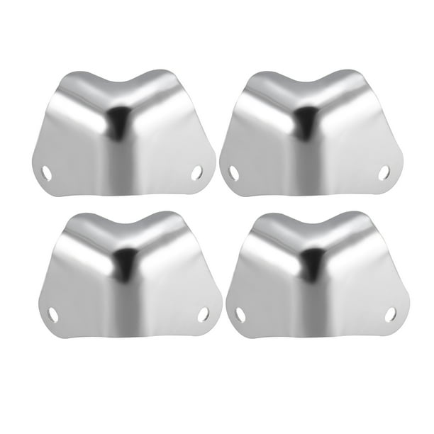 Metal Box Corner Protectors Edge Guard Protector 28 x 28 x 24mm 4 pcs