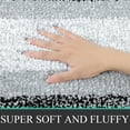 thumbnail image 4 of Ileading 3 Piece Bath Rug Set Microfiber Washable Non Slip Bathroom Rug and Mat Set, Black, 4 of 14