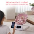 thumbnail image 6 of Pamo Babe Baby Swing for Newborns,5 Speeds swing modes,Canopy,Mosquito Net(Pink), 6 of 10