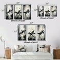 thumbnail image 4 of Designart " Plane Soaring II" Plane Wall Art Set Of 3 - Grey Plane Gallery Wall Set For Home Decor, 4 of 7