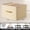 Beige#3, variant on Foldable Storage Box with Wooden Handle | Fabric Clothes & Blanket Organizer | Large Capacity Wardrobe Basket | Moisture-Resistant Non-Woven Fabric | Space-Saving Foldable Design