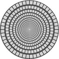thumbnail image 1 of Ahgly Company Machine Washable Indoor Round Transitional Ash Gray Area Rugs, 6' Round, 1 of 7