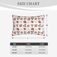 thumbnail image 3 of Fotbe Strawberry Pillow Cases - Envelope Closure - Luxury, Extra Soft, Cooling Pillow Covers - Wrinkle, Fade, Stain Resistant-14"x20", 3 of 8