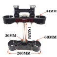 thumbnail image 2 of Motorcycle Steering Stem Assembly Upper Lower Triple Tree Clamps And Riser Adaptor Bar Mount For KTM SX EXC XCW XCF KEWS HJ250H, 2 of 6