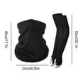 thumbnail image 3 of UV Sun Protection Face Cover & Arm Sleeve Set, Breathable Terylene Fabric for Fishing, Cycling & Outdoor Sports, Half Face Mask Included, Various Colors, 3 of 8