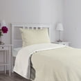 thumbnail image 3 of Ambesonne Ivory and Blue Quilted Bedspread Set 2 Pcs, Floral Inspirations, Twin Size, Bluegrey and Ivory, 3 of 5