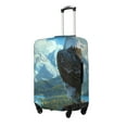 thumbnail image 2 of Bingfone Majestic Eagle Over Castle Luggage Cover Washable Suitcase Cover Protector Anti-scratch Suitcase cover Fits 18-32 Inch Luggage (No luggage included), 2 of 8