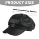 thumbnail image 2 of 56-58 cm tiene circunferencia, boina con borde, sombrero protector solar de cuero de verano para mujer, 2 of 5