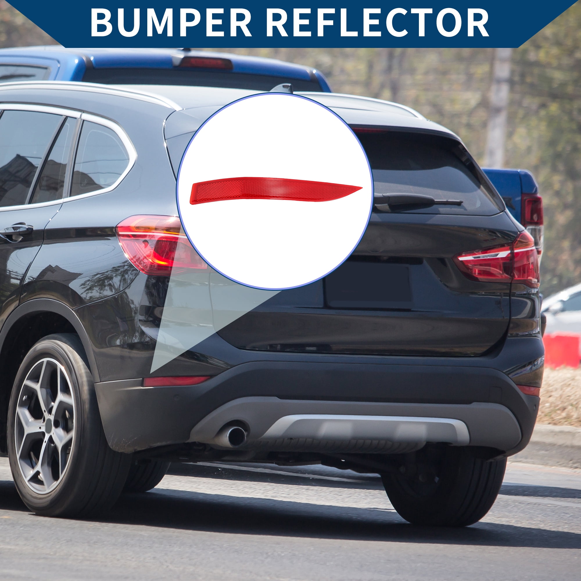Unique Bargains No.61617355547 Bumper Reflector for BMW X1 2016-2019 Rear Left
