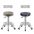 thumbnail image 5 of Disketp Roosters 1 Stool Covers Round, Super Soft Round Bar Stool Cushion Covers Seat Cushion - {sizeName}-14 inch, 5 of 7