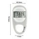 thumbnail image 5 of Podómetro digital 3D con clip para distancia de caminata simple, contador de pasos con clip, memoria de distancia para caminar, millas/km, ejercicio, actividad física, calorías para hombres, mujeres, 5 of 8