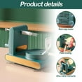 thumbnail image 5 of Multifunctional Fruit Peeler 2.0 for Kitchen, Hand Stainless Steel Fruit and Vegetable Peeler Slicer Corner, Peeler Machine with Divider for Apples Potatoes Pears Home Essentials, Light Green, 5 of 9