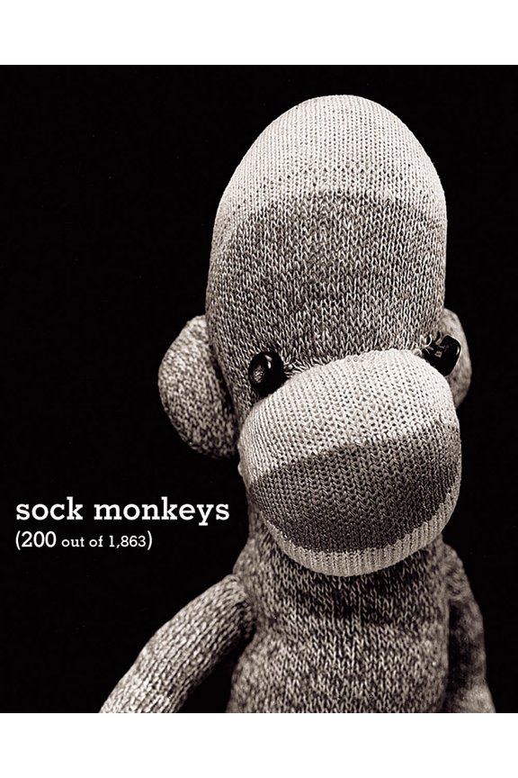 Pre-Owned Sock Monkeys: 200 Out of 1,863 (Paperback)