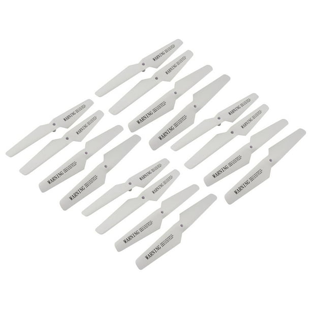 Kit de 16 hélices CW CCW para dron Syma X5C, X5SW, X5SC y X55 (DIY) Blanco