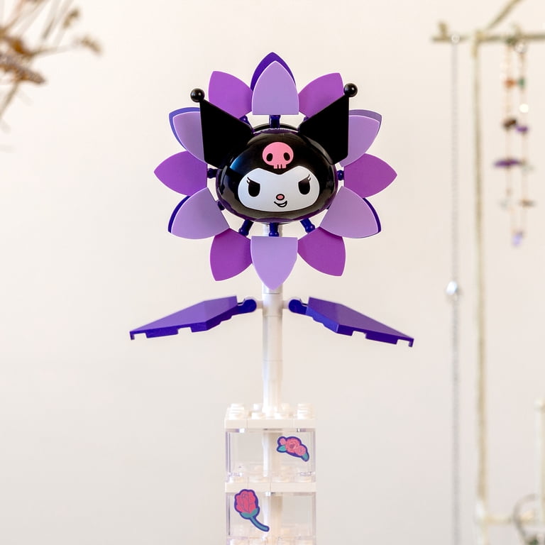 【めじろめぐろさん専用】Baccarat クリスタル花瓶 ストライプデザイン Brickcraft, Diy Building Kit, 108 Pieces, Kuromi Flower & Vase